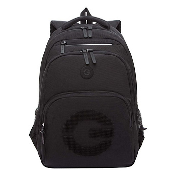 Рюкзак молодежный мужской Grizzly 45*32*23 см., черный