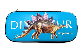 Пенал  для мальчика "DINOSAUR" 23*10*4,5 см, светится в темноте