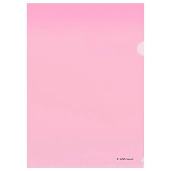 Папка-уголок A4 пластик 0,16 мм Erich Krause "Glossy Classic" красная