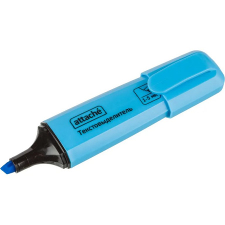 Текст-маркер Attache голубой, 1-5мм