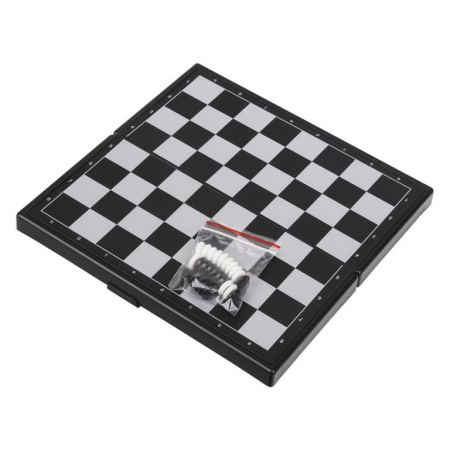 Игра настольная Шашки (пластик) магнитные в коробке