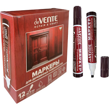 Маркер для деревянных поверхностей 1-5мм deVENTE "Repair" красное дерево