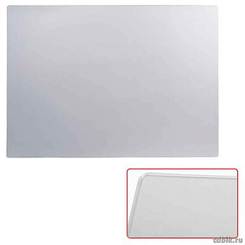 Подкладка на стол 47*65 см прозрачная с линейкой ДПС