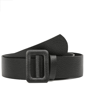Ремень FABRETTI женский, натуральная кожа, размер 120, черный