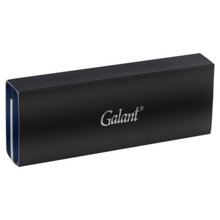 Ручка шариковая Galant "Black" подар.футляр, синяя 0,7мм (стерж.98мм тип Parker)