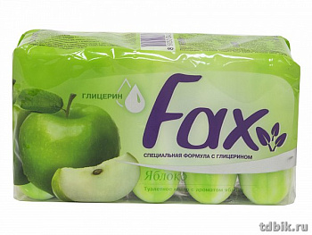 Мыло туалетное Fax глицерин "Яблоко и Авокадо", 70 г., 5 шт/уп Мыло туалетное Fax глицерин "Яблоко и Авокадо", 70 г., 5 шт/уп