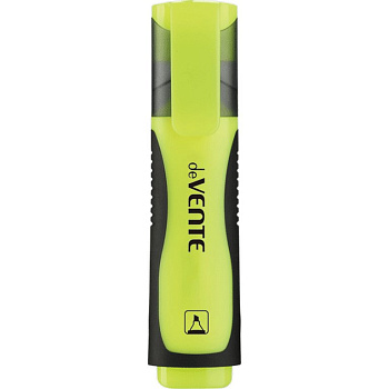 Текст-маркер deVENTE 1-5мм желтый (с каучуковыми вставками)