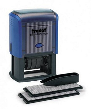 Датер самонаборный 6 стр. 60х40 мм 2 кассы Trodat месяц буквами