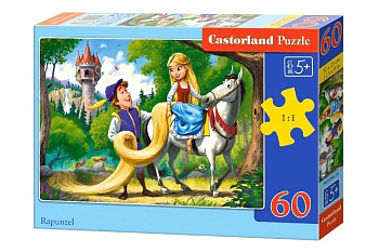 Пазлы MIDI  60 дет. "Рапунцель" Castor Land 5+