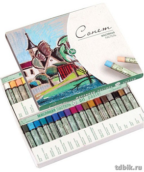 Пастель масляная художественная 36 цв. Сонет