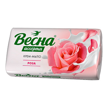 Мыло туалетное Весна "Роза" 90 г.