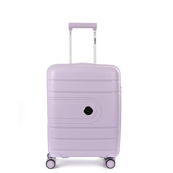 Чемодан 4-х колесный FABRETTI 100% полипропилен, 54*39*21 см, сиреневый