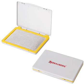 Штемп. подушка 110*70мм BRAUBERG неокрашенная