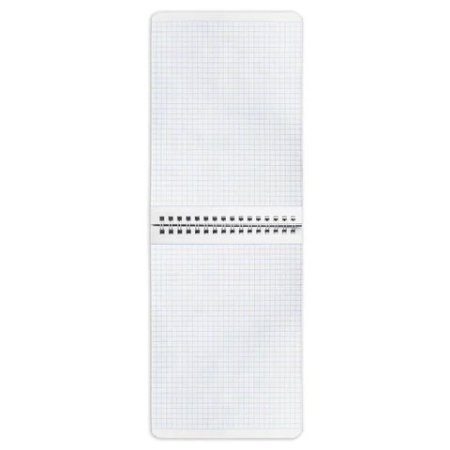 Блокнот А5  60л., 146*206 мм, на гребне BRAUBERG "Black" клетка