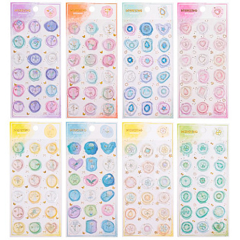 Наклейки  9,5 х 20,5см "Ассорти" Darvish