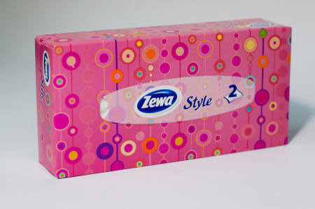 Салфетки косметические 100 шт/уп 2-слойные, Zewa/Zemma