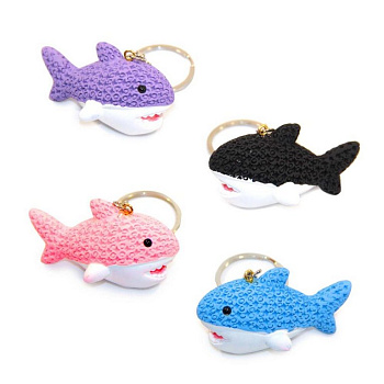 Брелок "Акула" ассорти (резина)