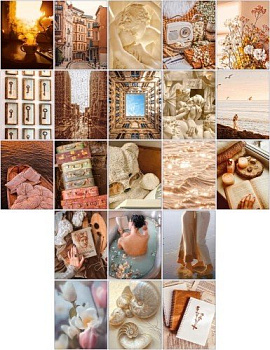 Набор наклеек  А7 "Ретро" (21 шт) Открытая планета