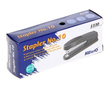 Степлер № 10 до 12л KW-trio ассорти