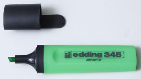 Текст-маркер Edding зеленый