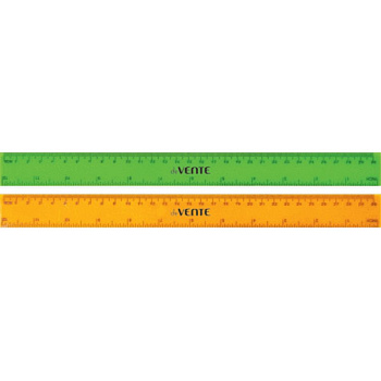 Линейка 30 см. пласт. флюор. deVENTE