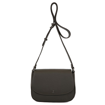 Сумка женская FABRETTI 20*16*8см, нат. кожа, табачный