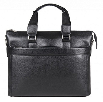 Сумка мужская "Alliance" 37*29*7см, кож. зам., черная