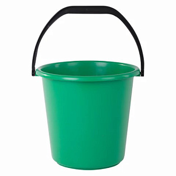 Ведро пластиковое без крышки 10 л., хозяйственное, шкала, LAIMA