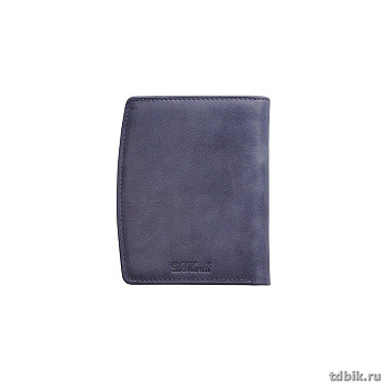 Портмоне D.Morelli женское "Сюита" среднее нат. кожа,  синее