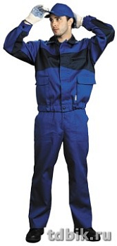 Спецодежда Костюм "Специалист-2" куртка, полукомбинезон р-р 52-54/182-188, цвет васильковый
