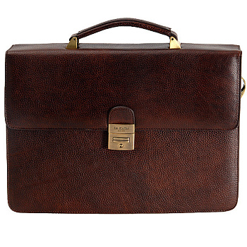 Портфель Dr.Koffer нат. кожа, коричневый