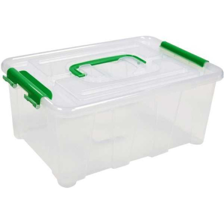 Контейнер для хранения, 4 л. 285x190x120 мм, пластиковый, с крышкой "deVENTE"
