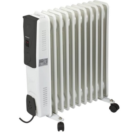 Обогреватель масляный SONNEN DFS-11 2500Вт, 11 секций, белый