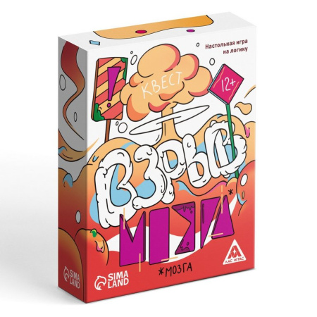 Игра настольная  12+ с карточками "Взрыв мозга"