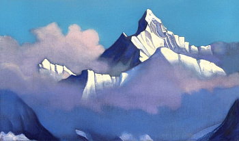 Постер на бумаге 50*70см, Н.К. Рерих "Гималаи" 1937г.