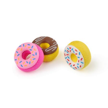 Ластик Bruno Visconti "Сладкое настроение. Пончики", 3 цвета