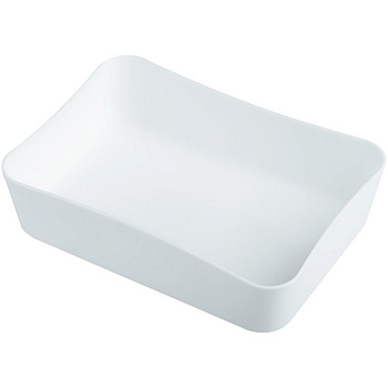 Лоток наст д/канц. принадлеж Стамм 130*178*44мм, белый