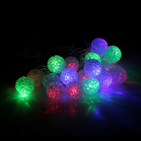 Гирлянда комнатная Фигурная "Шар" 5м, 20 цветных ламп (от -10 до +35 °С)