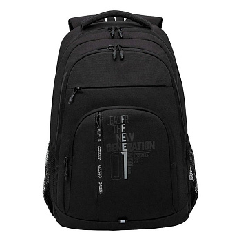 Рюкзак молодежный мужской Grizzly 47*32*17 см., черный