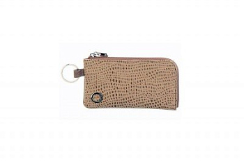 Футляр для ключей  D.Morelli "Варан" из нат.кожи, на молнии. Бежевый