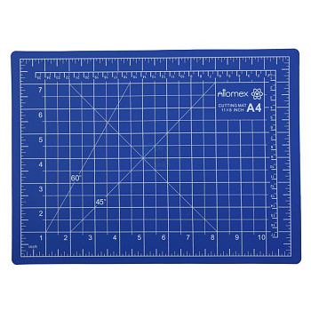 Мат для хобби А4 (30x22,5см) для резки, толщина 2мм, двухсторонний, трехслойный Attomex
