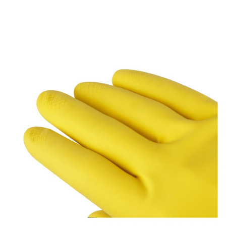 Перчатки латексные с хлопк. напылением, супер прочные OfficeClean, L