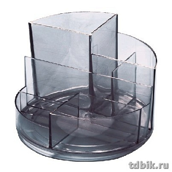 Подставка наст д/канц. принадлеж. Стамм "Профи" 7 отд. серая тониров.