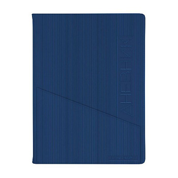 Дневник школьный мягкая обложка, кожзам "BARCELONA" темно синий