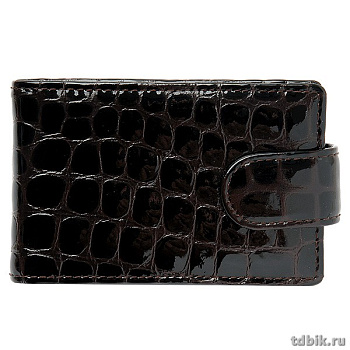 Визитница Dr.Koffer 11*7см на 48 визиток, коричневый