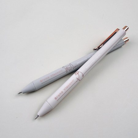 Ручка шариковая авт. Bruno Visconti "Total Beige"  0,38мм синяя (ст.108мм, лин.0,36) игольч.