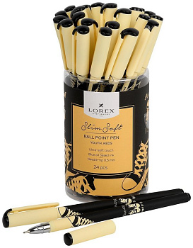 Ручка шариковая с рис. масляная LOREX "YOUTH KEDS" синяя (ст.140мм, лин.0,5)