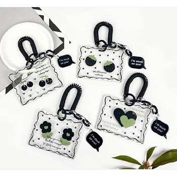 Бейдж школьный горизонтальный 110*70 мм. пластик deVENTE "Stuck on you" цв. ассорти