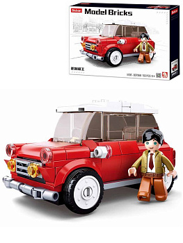 Конструктор пластиковый 150 дет. "Автомобиль" SLUBAN