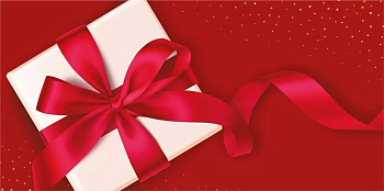 Конверт (для денег) без надписи (бант красный)